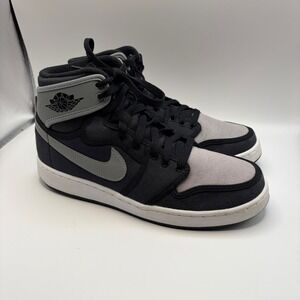 Jordan 1 Retro AJKO Shadow 2015 Black Grey Canvas Sneakers 638471-033 Mens 8